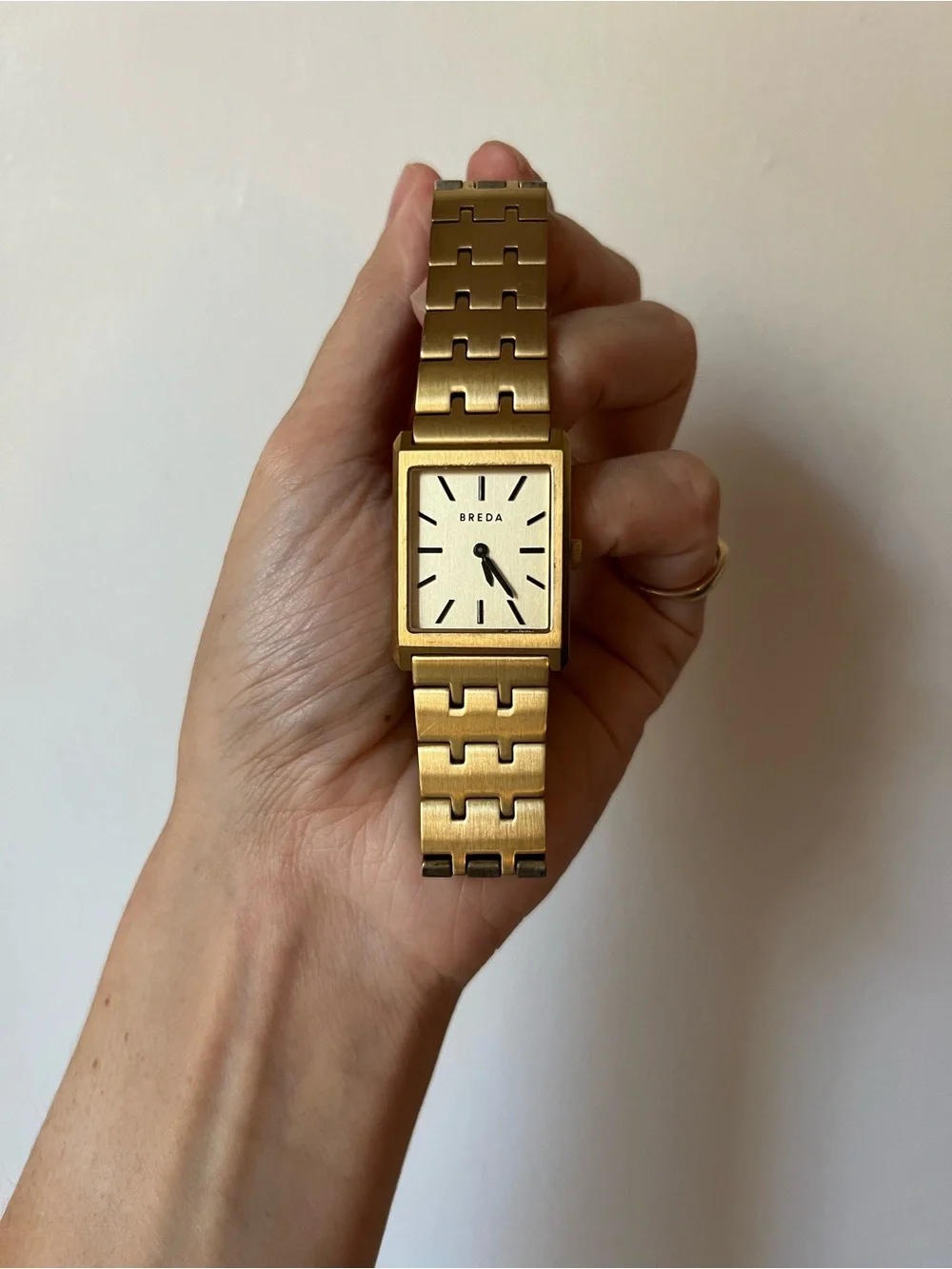 BREDA Virgil gold watch
